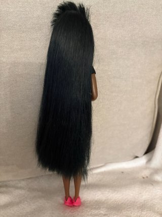 Barbie Glitter Hair Pelo Brillante Negro
