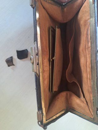 Bolso Vintage Piel de Aligátor