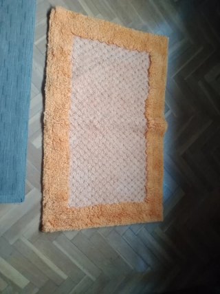 Tappetino da bagno arancione