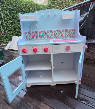 Cocinita de madera para niñ@s
