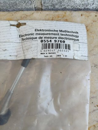 Vástago Sonda Testo 0554 9760