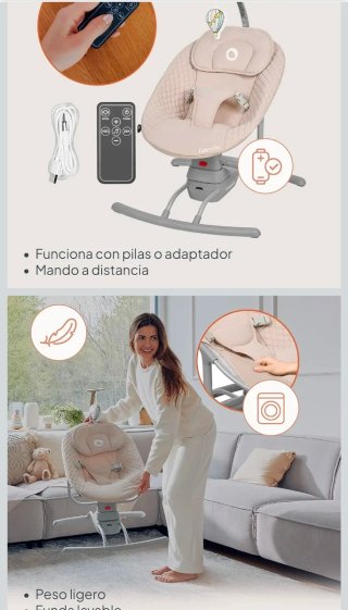 Mecedora bebé Lionelo