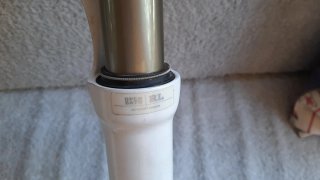 Horquilla Fox Float Racing Shox Blanca