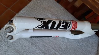Horquilla Fox Float Racing Shox Blanca