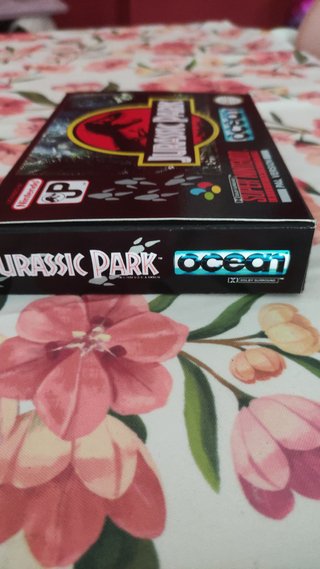 Scatola di ricambio per Jurassic Park SNES