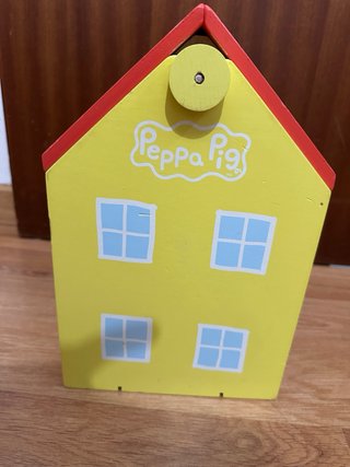 Casa in legno Peppa Pig con figure