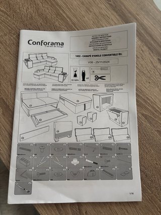 Sofá Chaiselongue Gris