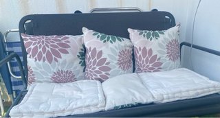 Sofá Cama Ikea Negro/Gris