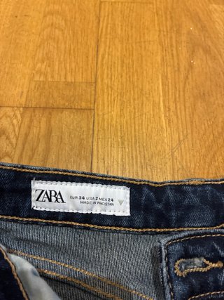 Pantalón vaquero flare azul