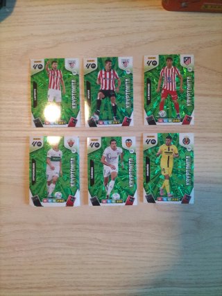 Lote 6 cromos Adrenalyn Kryptonita