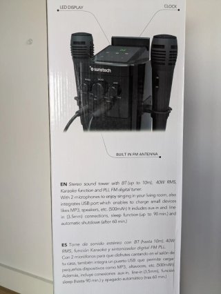Torre de Sonido Sunstech STBTK150