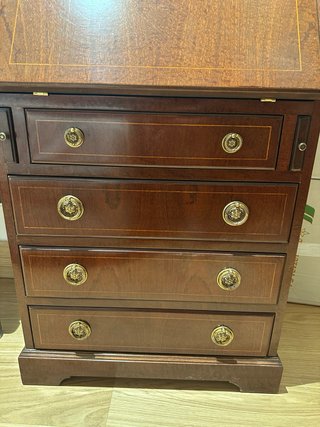 Mueble Secreter Inglés Madera