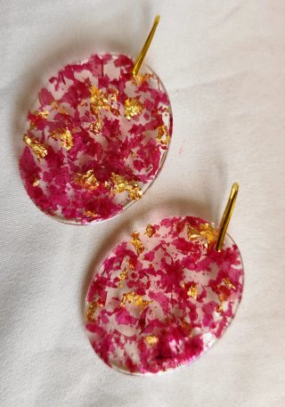 Pendientes Buganvilla