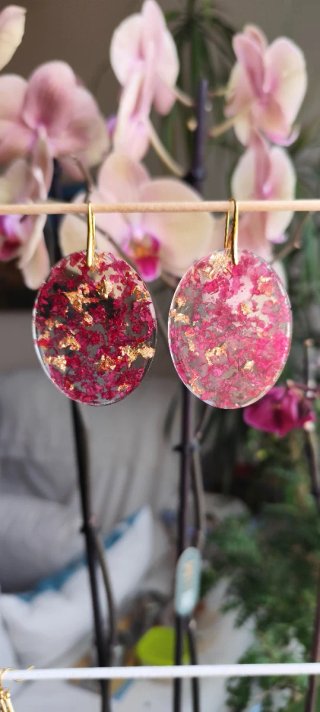 Pendientes Buganvilla