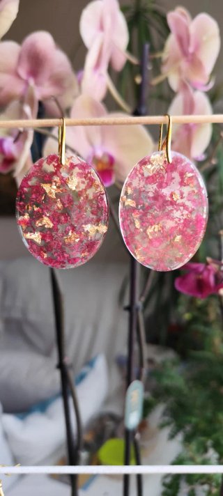 Pendientes Buganvilla