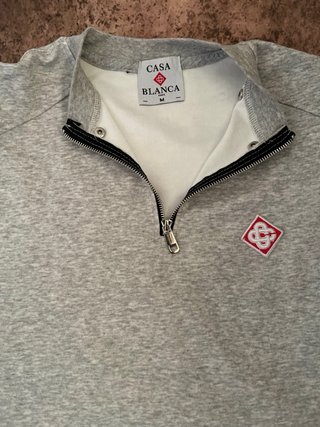 Camisa CASA gris con cremallera