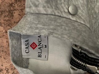 Camisa CASA gris con cremallera