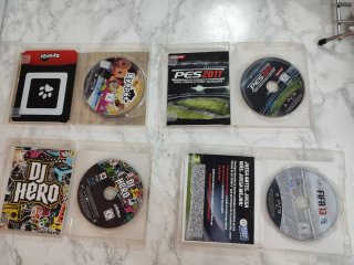 Lote 4 Juegos PS3: Eyepet, PES 2011, DJ Hero, FIFA