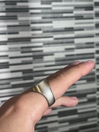 Anillo Sello Reina Victoria Plata Vintage