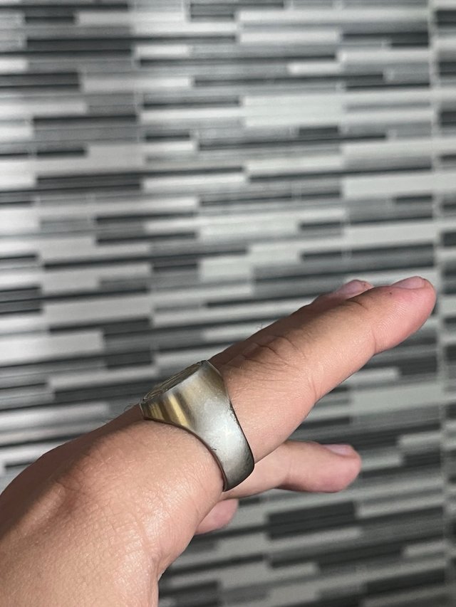 Anillo Sello Reina Victoria Plata Vintage
