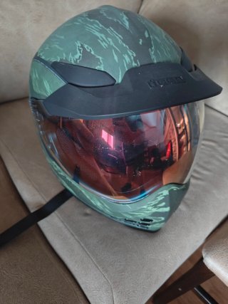 Casco Integral Moto ICON Domain Tiger's Blood 3XL