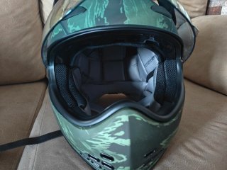Casco Integral Moto ICON Domain Tiger's Blood 3XL