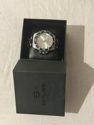 Reloj Emporio Armani Lujo Negro/Plata