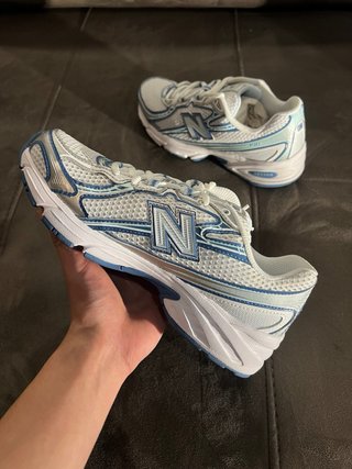 New Balance 740 Azul Agata Blanco Talla 38