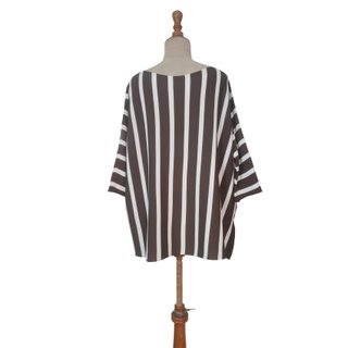 Liviana Conti/ Top de punto oversize rayas XS