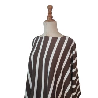 Liviana Conti/ Top de punto oversize rayas XS