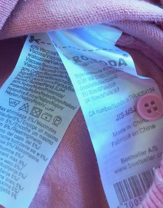 Chaqueta de punto rosa de Vero Moda