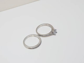 Anillo Alianza Plata 925 con Circonitas