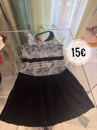 Vestido Adidas pádel gris talla S