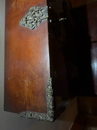Secreter antiguo madera tallada s.XIX