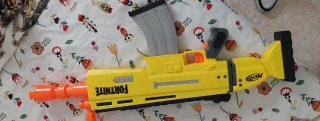Pistola Juguete Fortnite Nerf Amarilla
