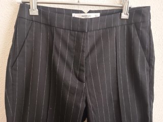 Pantalón de traje Mango Raya Vertical Talla 36