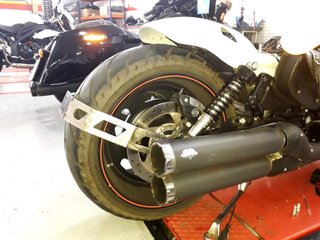 Moto Custom Negra