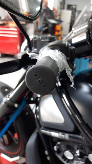 Moto Custom Negra