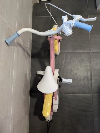 Bicicleta Infantil Stitch 12 con Casco