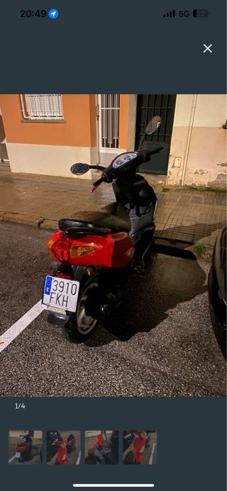 Piaggio Fly 125cc Roja