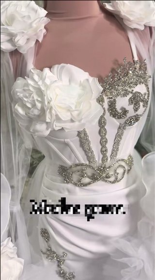 Vestido de Novia camison Blanco sin estrenar