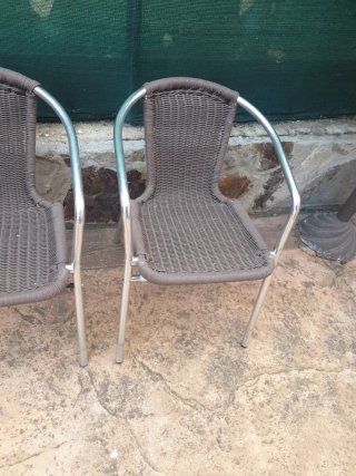 4 Sillas de Exterior