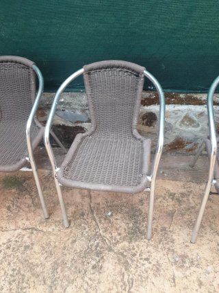 4 Sillas de Exterior