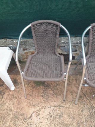 4 Sillas de Exterior