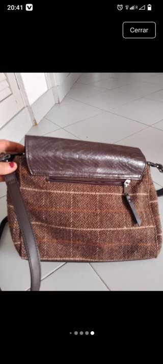 Bolso Paco Martinez Marrón Piel Serpiente