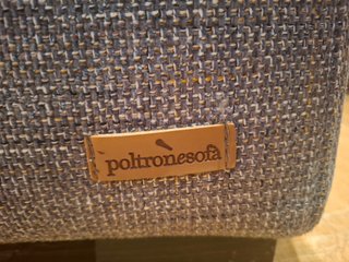 Divano Poltrone Sofá, Grigio, 3 Posti, lavabile