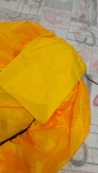 Copri borsa pioggia Glovo giallo