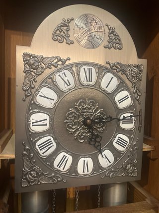 Reloj de pie antiguo madera maciza
