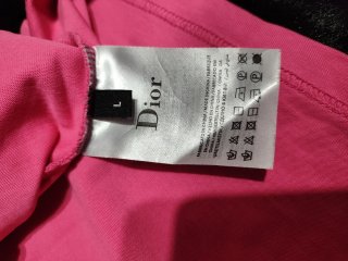 Camiseta rosa Dior Talla L
