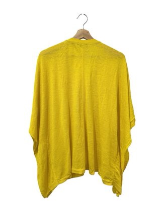 Blusa kimono Elogy lino amarillo punto fino S/M